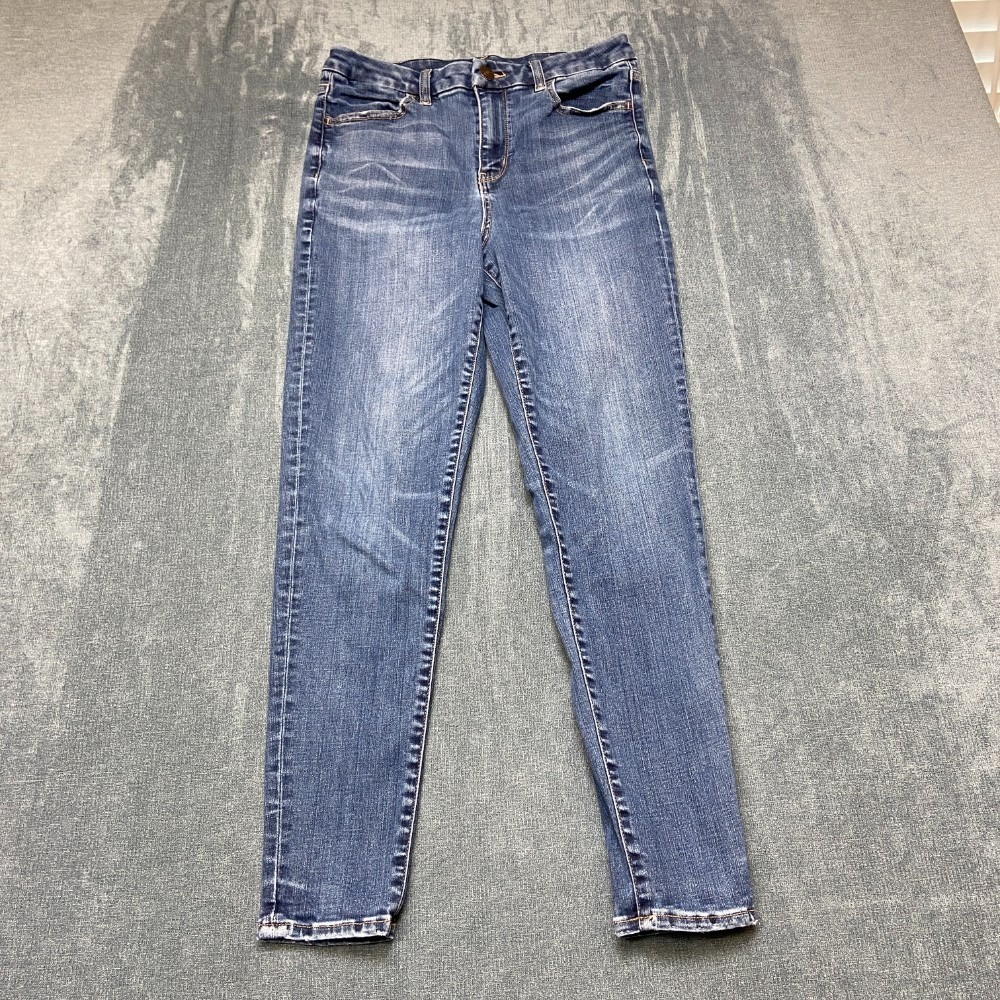 American Eagle Outfitters Next Level Stretch Jeans Womens 10 Blue Denim Outdoor